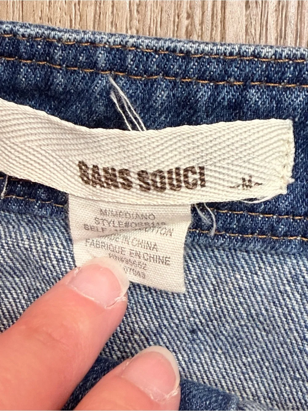 Urban Outfitters Sans Souci denim jean skirt - Picture 5 of 6